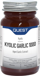 Quest Kyolic Garlic 45 Tablets - 1000mg High Strength Odourless Aged Garlic Extract For Heart, Liver & Immune Function. Daily Garlic Supplement, Improve Circulation, Liver Detox & Immunity (Pack of 1)