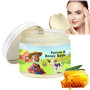QinZiEn Tallow and Honey Balm,Beef-Tallow Skin Care,Beef-Tallow Moisturiser,Beef-Tallow Face Cream,Smooth Organic Beef-Tallow Skin Lightening Cream,Deeply Moisturizing Beef-Tallow for Dry Skin Face Balm