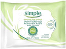 Simple Kind to Skin Eye Make Up Remover Pads Pack of 2