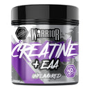 Warrior Creatine Monohydrate Plus EAA – 30 Servings Muscle Recovery & Support Formula with Performance Supplement Essential Amino Acid Powder Pre and Post Workout 270g Unflavoured