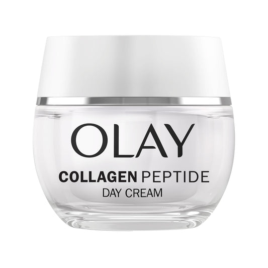 Olay Collagen Peptide Face Moisturiser Day Cream, Skincare with Niacinamide 99% Purity and Antioxidant Vitamin E Advanced Anti Aging Skin Care: Strengthens, Restores, Hydrates, 50ml