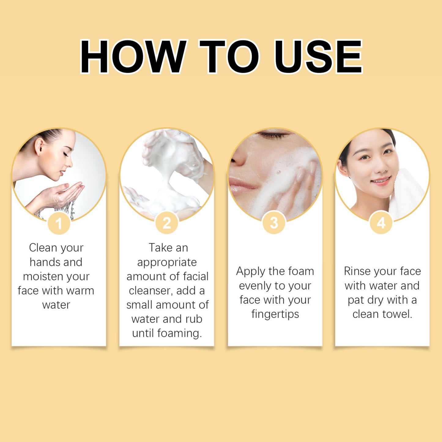IZBEAUVO Rice Foam Facial Wash, Gentle Rice Milk Exfoliating Cleanser, Exfoliating Rice Milk Face Wash, Rice Scrub Facial Cleanser for Deep Pore Cleansing, Removes Dirt & Impurities, Fights Acne & Redness