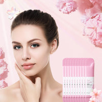 Xumann 20PCS Sakura Skincare Set, Deep Cleanse Pink Face Mask Skincare, Brightening and Moisturizing Pink Clay Mask