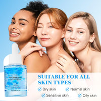 Tongyend Hyaluronic Multi Peptide Serum for Glowing and Soothing, PDRN Serum, Plumping Radiant Peptide Serums for Face, Hydrating Serums, Korean Skin Care, Anti-Aging Moisturiser,30ml