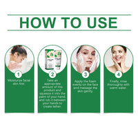 Shefave Mugwort Calming Face Cleanser, Mugwort Face Wash Women & Men, Calming Facial Cleanser, Hydrating Cleanser, Mugwort Cleanser for Sensitive Skin, Gentle Cleanser, Daily Soothing, Moisturizing