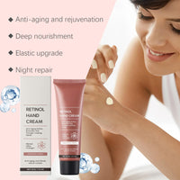 Jinjiar Retinol Hand Cream,Firming Anti-Aging Hand Lotion,Relief Intense Moisture Hand Balm,Moisturizer for Dry Cracked Hands,Anti Aging Hand Cream,Retinol Hand Balm Anti Aging,Protects Skin&Nails