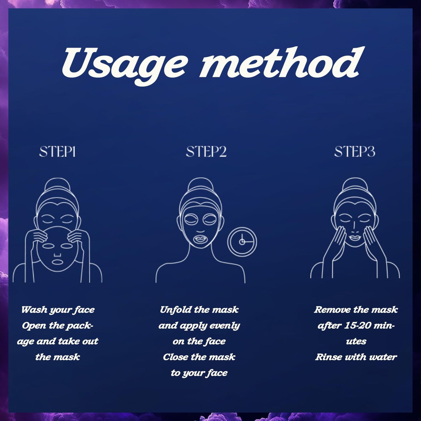 Micro Molecular Protein Hydrating Translucent Deep Moisturizing Mask, Makeup Base After Sun Repair Daily Care Mask for Moisturizing Dry Skin (5 pieces)