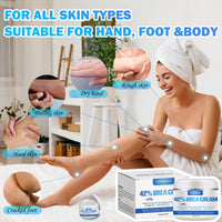 Urea 42% Foot Cream, Cracked Heel Repair Cream For Feet and Hand, Callus Remover For Dry And Hard Skin, Maximum Strength for Hand, Foot and Body Care, 100g (Original Scent)