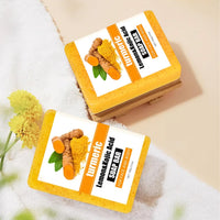 Turmeric Soap Bar, Hyaluronic Acid for Deep Cleansing, Gentle Soap for Face and Body Moisturizing, Deep Cleaning Moisturizing Erase Fine Lines, Firming