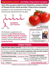 Vitabiotics Ultra Lycopene - 30 Tablets