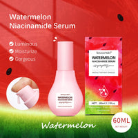 Grospe Watermelon Niacinamide Serum Moisturising Glowing Skin Tightens Pores Mixed with Foundation Makeup Primer Cream Watermelon Serum 60ml