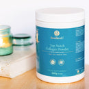AwaikenU High Strength Marine Collagen Powder with Hyaluronic Acid, Vitamin C, Riboflavin, Biotin and Niacin, 30 Servings, for Healthy Skin. Nails, Hair and Joints. Unflavoured. Made in UK to GMP Standards.