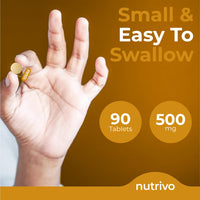 Nutrivo St Johns Wort 500mg - 90 Tablets | 3 Month's Supply | Vegan | UK Made