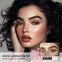 Brow Lamination Kit Premium Eyebrow Lamination Kit With Keratin Premium Eyebrow Lift Set Shaping For 3d Natural Fuller Thicker Wild Eyebrows 6 Weeks Long Lasting Results Professional Salon Results