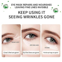 Haoutdory 60 Pairs Aloe Vera Collagen Under Eye Patches,Hydrating Eye Masks for Dark Circles,Puffiness,Wrinkles & Fine Lines,Soothing Anti-Aging Skincare for Men & Women