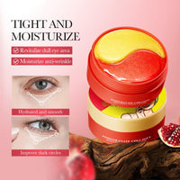 Pomegranate Collagen Pomegranate & Collagen Eye Mask - Intensive Anti-Ageing Eye Mask Firming Moisturiser for Wrinkle Free - Reduces Bags & Provides 72 Hours Long-Term Moisture