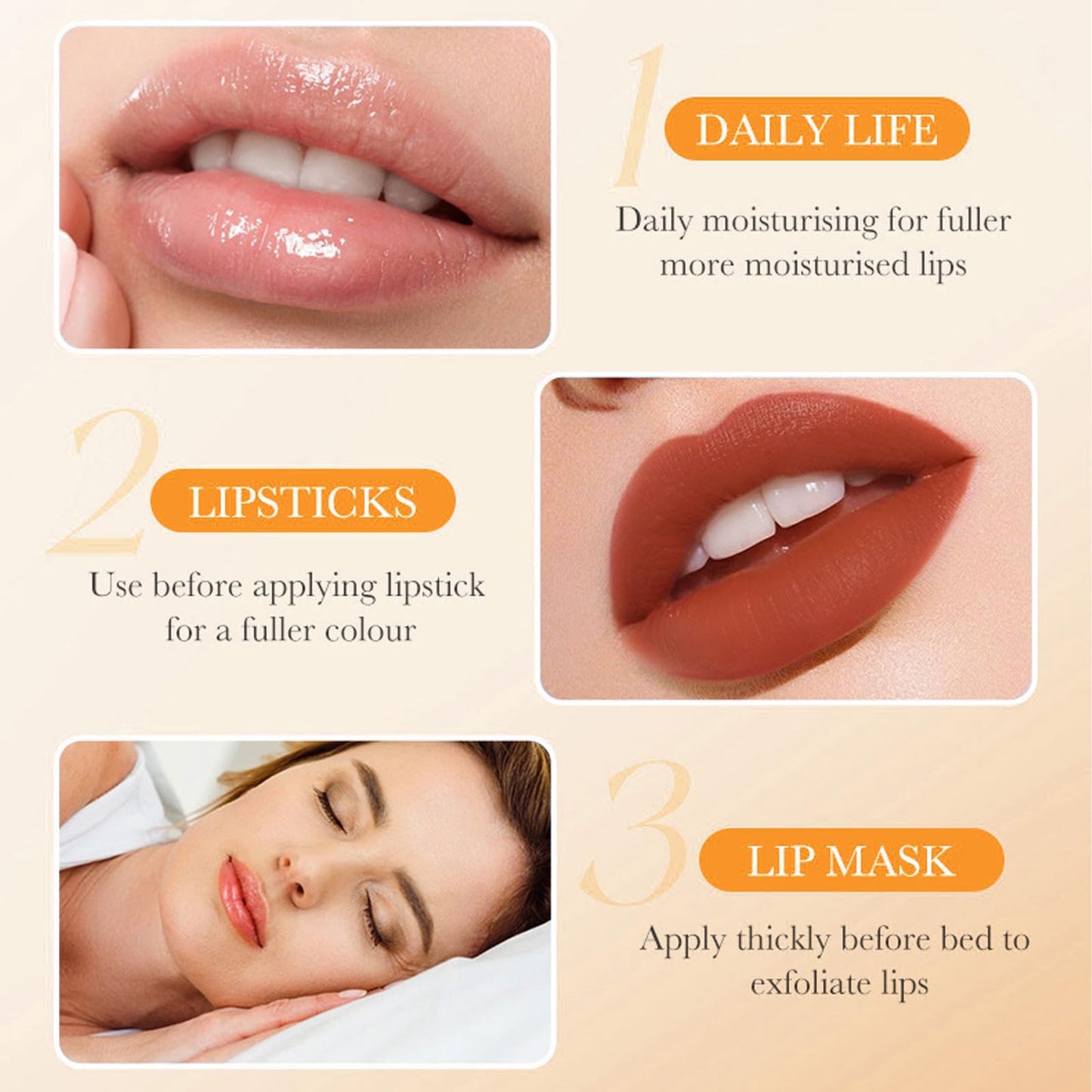 LUMKMAS Lip Lightening For Dark Lips, Whitening Turmeric Lip Balm Lips Pink Bleaching Cream Balm, Moisturizing Daily Lip Care Balm with Turmeric Extract, Repair Cracked Chapped Dry Lips (5g)