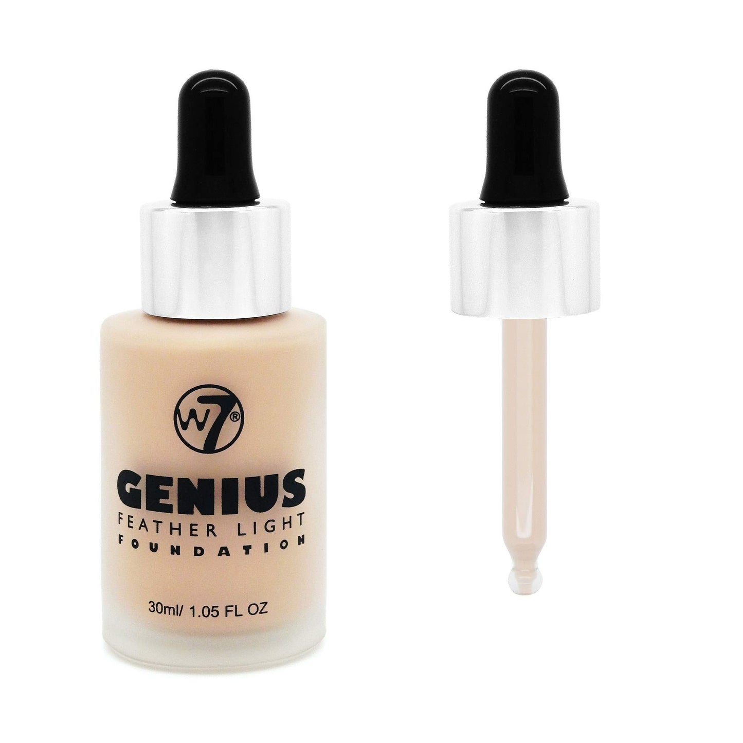 W7 Genius Feather Light Make Up Foundation, 30 ml