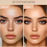 Ruojiar Peptide Bounce Balm Foundation,Foundation Full Coverage,Creamy Balm Foundati/on,Wrinkle Filler Primer,Moisturising Anti-Ageing Make-Up,Moisturizing Lasting Skin Cushion,Smoothes Skin Texture#Natural