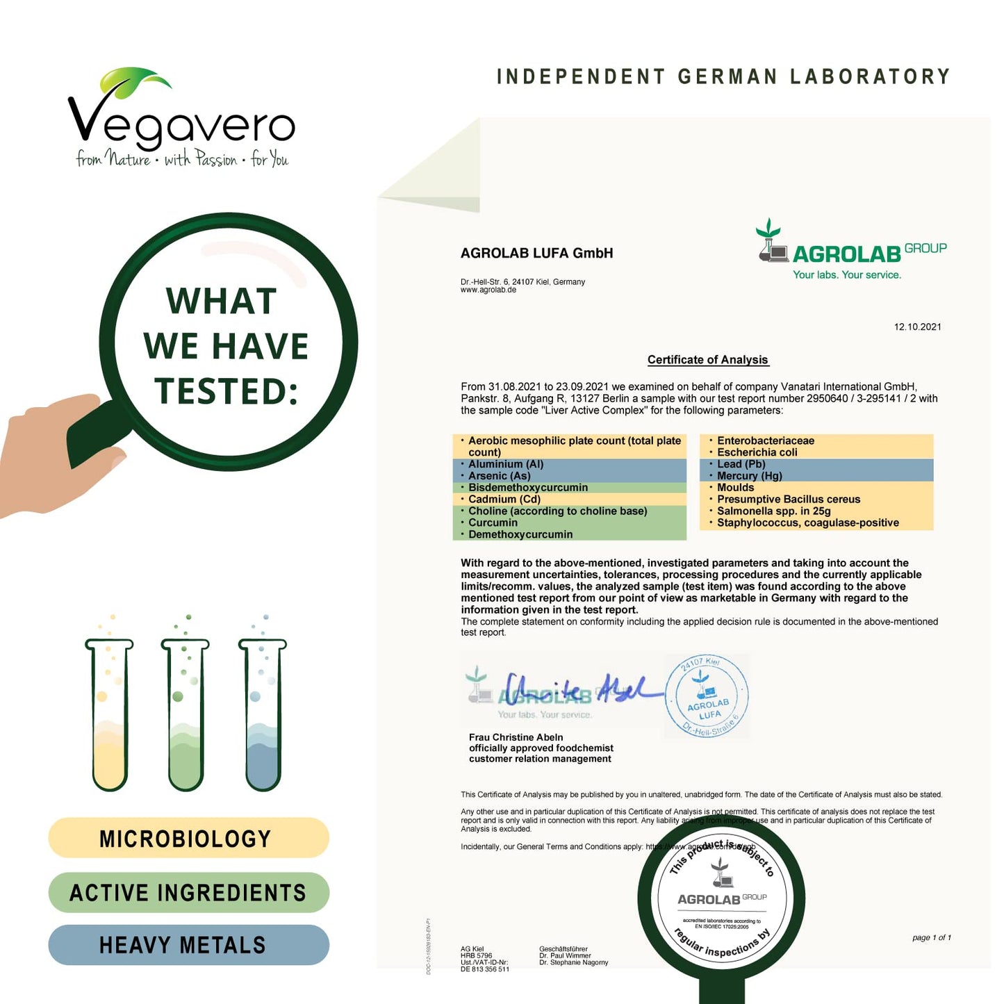 Liver Support Supplements Vegavero® | with Artichoke, Chicory & Choline | Natural Liver Cleanse Detox and Repair | NO Additives | 120 Vegan Capsules