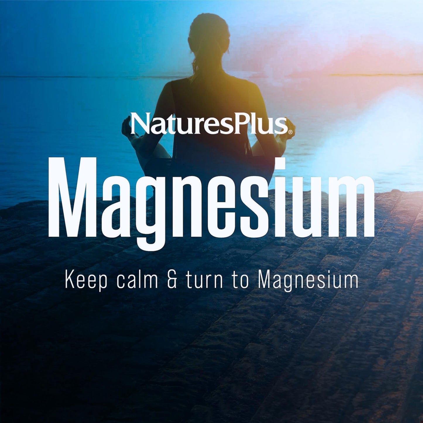 Nature's Plus NaturesPlus Magnesium Night Time - Magnesium Glycinate and Taurate Supplement with L-Theanine, Ashwagandha, Lemon Balm, B6, Hops - Vegan, Gluten Free - 60 Capsules