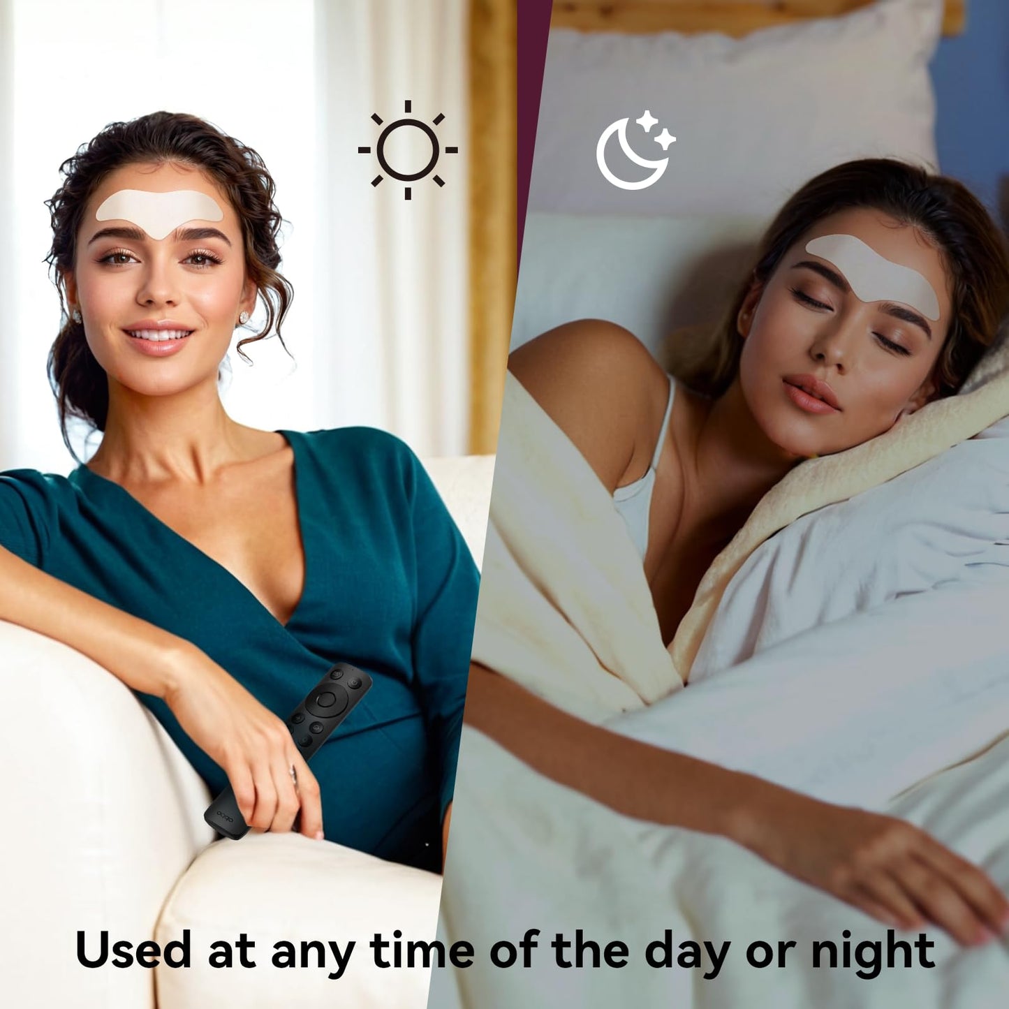 Naterido Forehead Patch Wrinkle Treatment 22 Pcs, Anti-Slip Design with Aloe, Collagen, Vitamin E, Overnight Face Lift for Sleep Lines Prevention