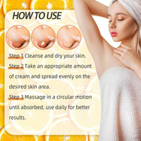 Kojic Acid Underarm Whitening Cream – Reduce Black Armpits, Knees, Inner Thighs, Bikini & Intimate Areas. Fast-Absorbing, Reduces Odor & Smooths Skin