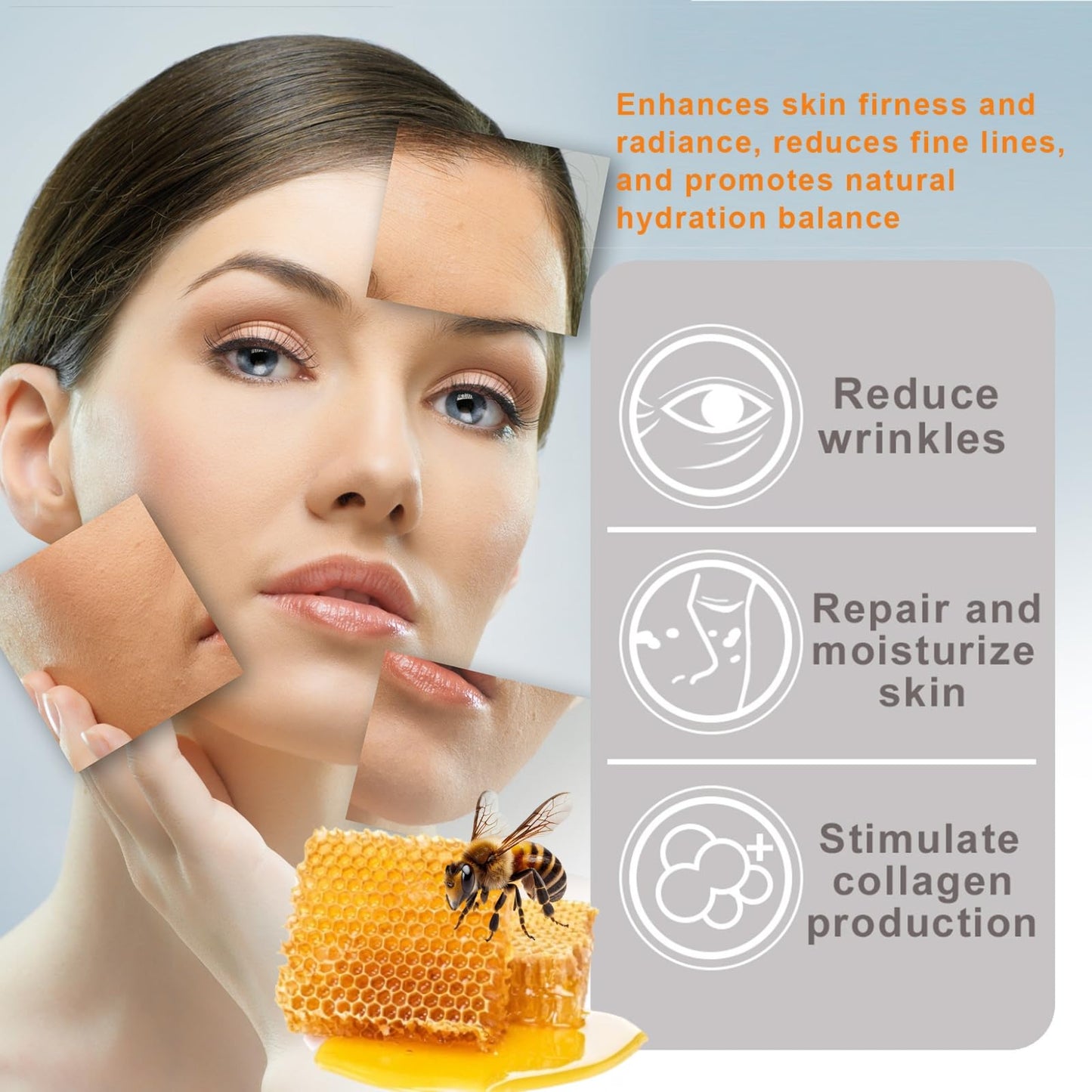 Cureluxe Bee Venom Cream - Bee Venom Anti Wrinkle Face Cream - Anti Aging Face Cream with Boto - Bee Venom Face Moisturisers for Women - Skin Tightening Cream For Face Fine Line - Nourishing & Hydrating
