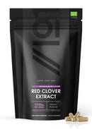 ALPHA01 Organic Red Clover Extract 5250mg - for Use During The Menopause - Potent 15:1 Pure Extract - Halal – 120 Vegan Capsules