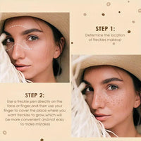 Jinjiar Freckle Pen,Freckle Makeup Pen,Natural Lifelike Freckle Pen,Waterproof Long-Lasting Soft Spot Pen for Natural Like-real Makeup,Easy to Color & Waterproof Freckle Make-up Pen,Brown Liquid Eyeliner
