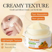 Fengyang®Turmeric Face Cream,Anti Aging Cream,Face Moisturiser,Brightening Face Cream for Skin,Natural Turmeric Cream Skin Care,Vitamin C Moisturiser for Face, Reduce Fine Lines, Even Skin Tone