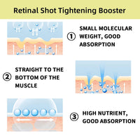 Xunzhi 2PCS Retinal Shot Tightening Booster,Retinol Shot Tightening Serums,Retinol Serum,Face Skin Moisturizer,Moisturizing and Hydrating Facial Serums,Retinal Mild Facial Care Liquid,Face Serum Anti-aging