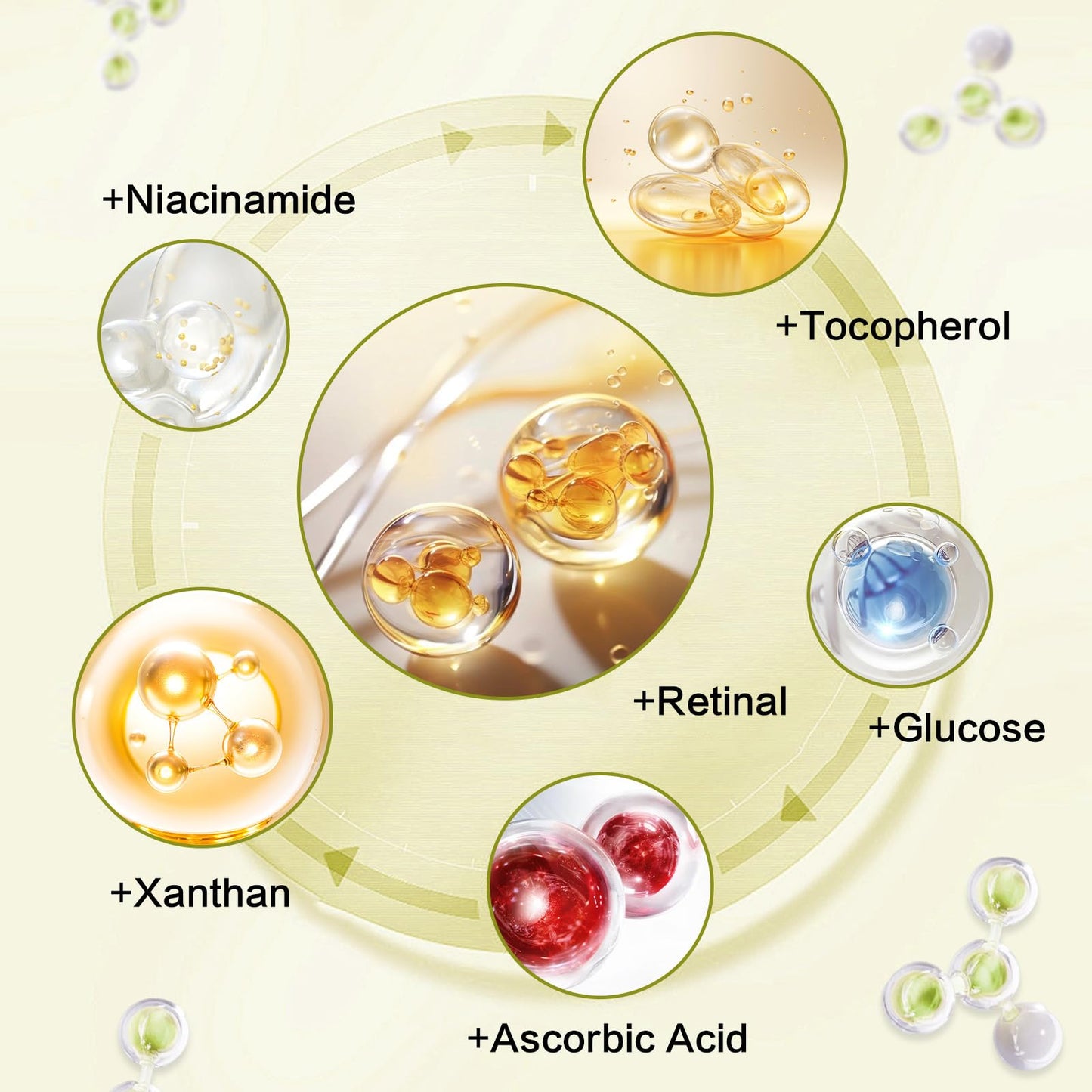 HERBINSOLS Retinal Shot Tightening Booster - Retinol Serum for Face - Anti Aging Retinol Eye Cream - Retinol Shot Tightening Booster Serum for All Skin Types,Wrinkles & Fine Lines,Firmer Skin(15ML)