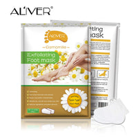 CCKULOOB Foot Peel Mask, Exfoliating Foot Mask for Soft Baby Feet Repair Heels & Removes Dry Dead Skin Feet Peeling Socks Foot Treatment for Hard Skin, 3 Pairs