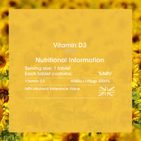 INNOPURE Vitamin D Tablets 4000 IU - 1 Year Supply of D3 Vitamins (365 Vit D Micro Tablets) High Strength Vitamin D Supplement - Vegetarian Society Approved, UK Made