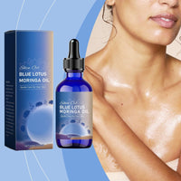 Xunzhi Blue Lotus Moringa Oil,Natural Body Oil,Moringa Oil for Face, Hair and Body,Nourishing and Moisturising Blue Lotus M/oringa O/il,Body Moisturizer,Nourishing B/ody O/il,B/ody Lotion for Women,60ml