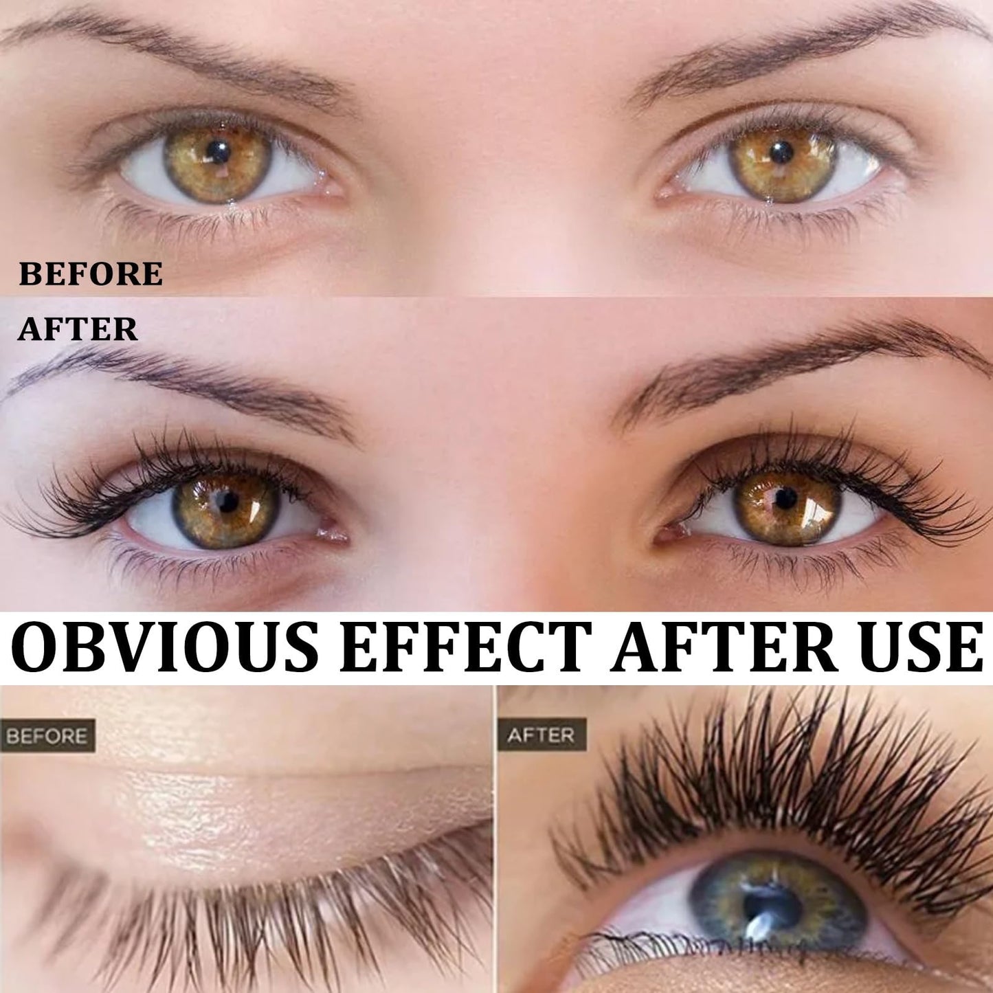 10ml Bub/ble Mascara,M/ascara Black Volume and Length,False Lash Effect Ma/scara for Woman,Lengthening Mascara Black,Waterproof Long-Lasting,Persistent Curling,Non-Smudging,Compact and Portable