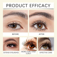 Fankayi Mascara Black Waterproof,Bubble Mascara,Black Silk Fiber Eyelash Masca/ra with Soft Masca/ras Brush,Smudge Proof Long Lasting 4D Silk Fiber Mas Cara for Makeup,Waterproof Masc-ara,Thrive Masc-ara