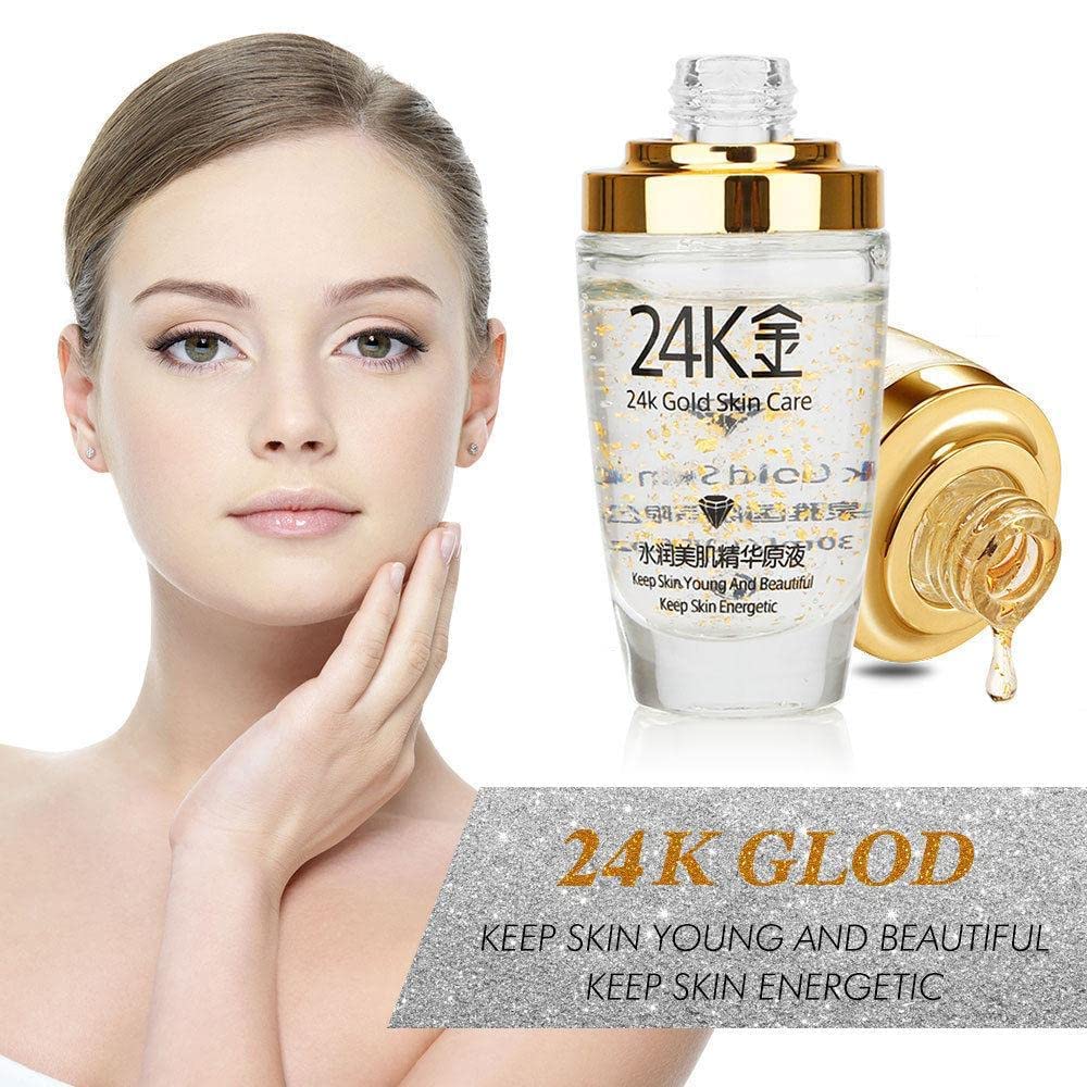 BIOAQUA 24K Gold Essence Collagen Skin Face Moisturizing Hyaluronic Acid Anti-Aging Mask Natural Extract