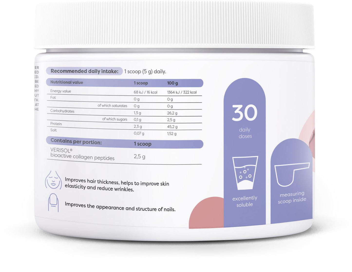 OSAVI Osavi Collagen Peptides (Hair, Skin & Nails), Wild Berry - 150g