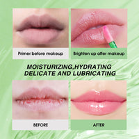 HERBINSOLS Aloe Vera Lip Oil - 3pcs Color Changing Lip Balm Set - Long Lasting Hydrating Moisturizing Lip Gloss - Light Texture Non-Sticky Aloe Vera Clear Pink Lip Care Gloss Oil For Women