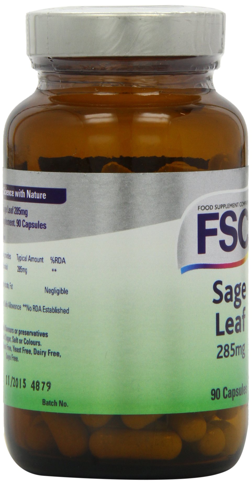 FSC Sage Leaf 285mg 90 Capsules