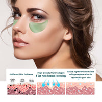 HIVETZ Under Eye Patches,Collagen Under Eye Mask,Under Eye Gel Pads,Avocado Under Eye Patches,Under Eye Gel Patches,Eye Masks Skincare,Eye Masks for Puffy Eyes,Bags,Dark Circles and Wrinkles(30 Pairs)