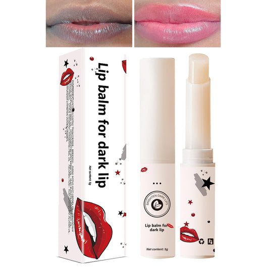 Lip Lightening For Dark Lips,Moisturizing Lip Balm Whitening & Brightening, Lip Balm Lips Pink Bleaching Cream Balm,Lip Care Lightens Remove Dark Lips (1PC)