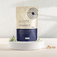 Altruvita Vitamin C Supplement 1000mg, 60 Capsules, 2-Month Supply – High Absorption L-Ascorbic Acid, Supports Immune System, Antioxidant Protection, Reduces Fatigue, Vegan-Friendly