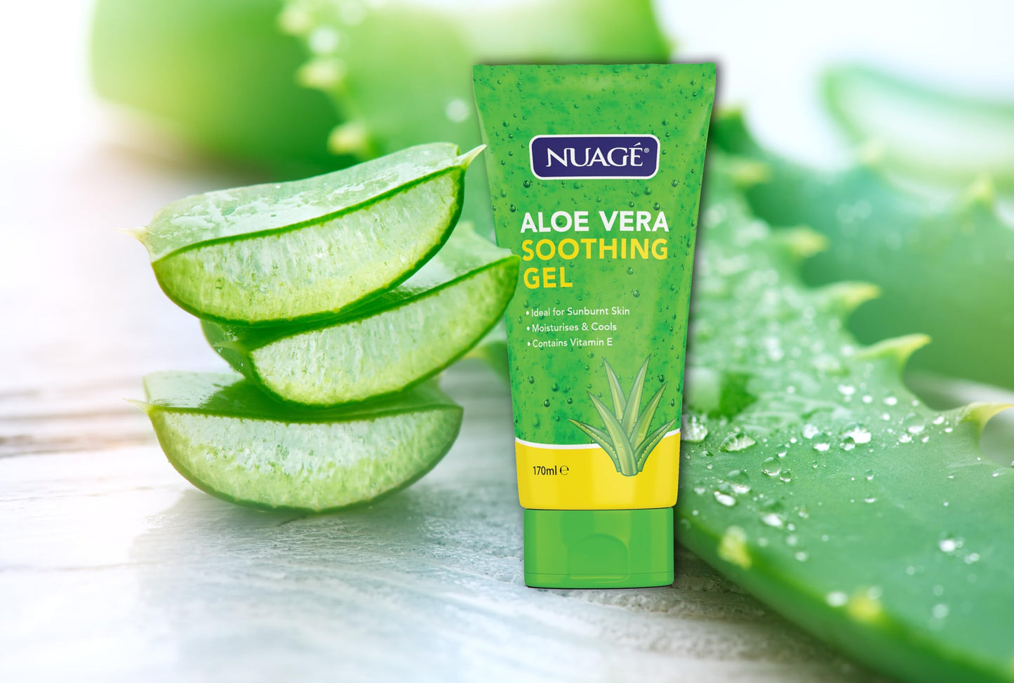 NuageAloe Vera Gel, Green, 170 Ml