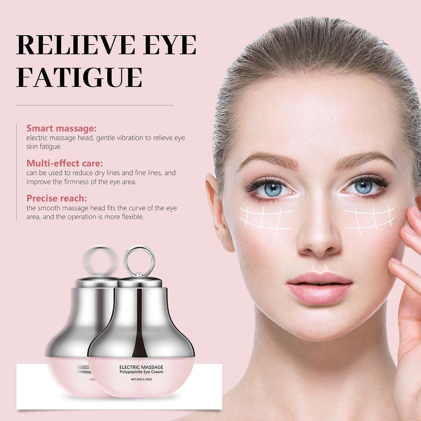 Neck-Eye Care Tightening & Revitalizing Set - AH-8 Firming Neck Cream,Smooth of Fine Lines, Eye & Neck Treatment,Skin Moisturizer,Deep Moisturizing Skincare (2)