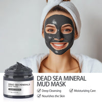 DUNTAIL Clay Mask Set – Face Masks Skincare with Turmeric, Dead Sea Mud & Green Tea for Deep Cleansing and Oil Control (3 x 70g)