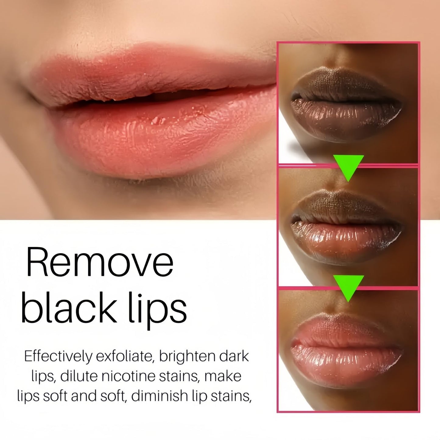 QinZiEn Brightening Lip Balm,Lip Highlighter,Lip Lightening Cream,Lip Lightening for Dark Lips,Lip Pigmentation Treatment,Deep Moisturizing,Lip Care Lightens Remove Dark Lips,Lip Pigmentation Treatment