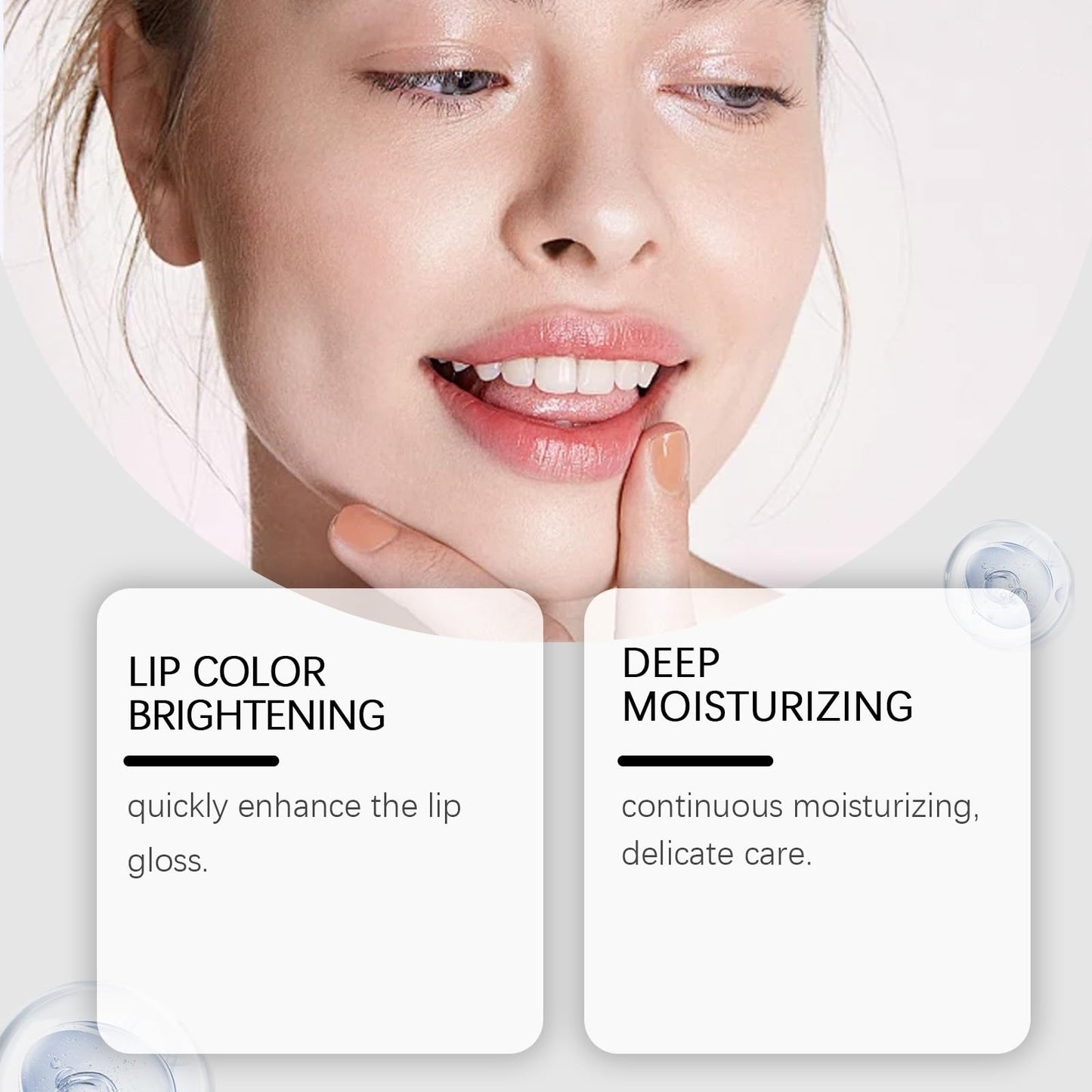 Jinjiar Brightening Lip Balm,Lip Lightening Cream,Moisturizing Lip Balms for Lip Care,Lip Balm for Dry Cracked Lips,Moisturising Lipstick,Deep Nourishing and Hydrating,Remove Darkness,Compact and Portable